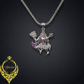 Silvme Shri Hanuman Pendant in 925 sterling silver, a thoughtful jewellery gift for women, refined silver accessory