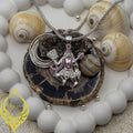 Silvme Shri Hanuman Pendant in 925 sterling silver, styled for bridal wear, luxury silver design