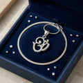925 sterling silver 925 purity on the Silvme OM Pendant in 925 sterling silver, luxury silver design