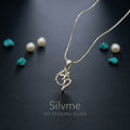 925 silver OM Pendant by Silvme, made for party wear, a graceful gift for her for women, view 4