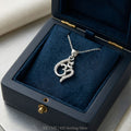 925 silver OM Pendant by Silvme with 925 sterling silver 925 purity, minimal modern styling, luxury silver design