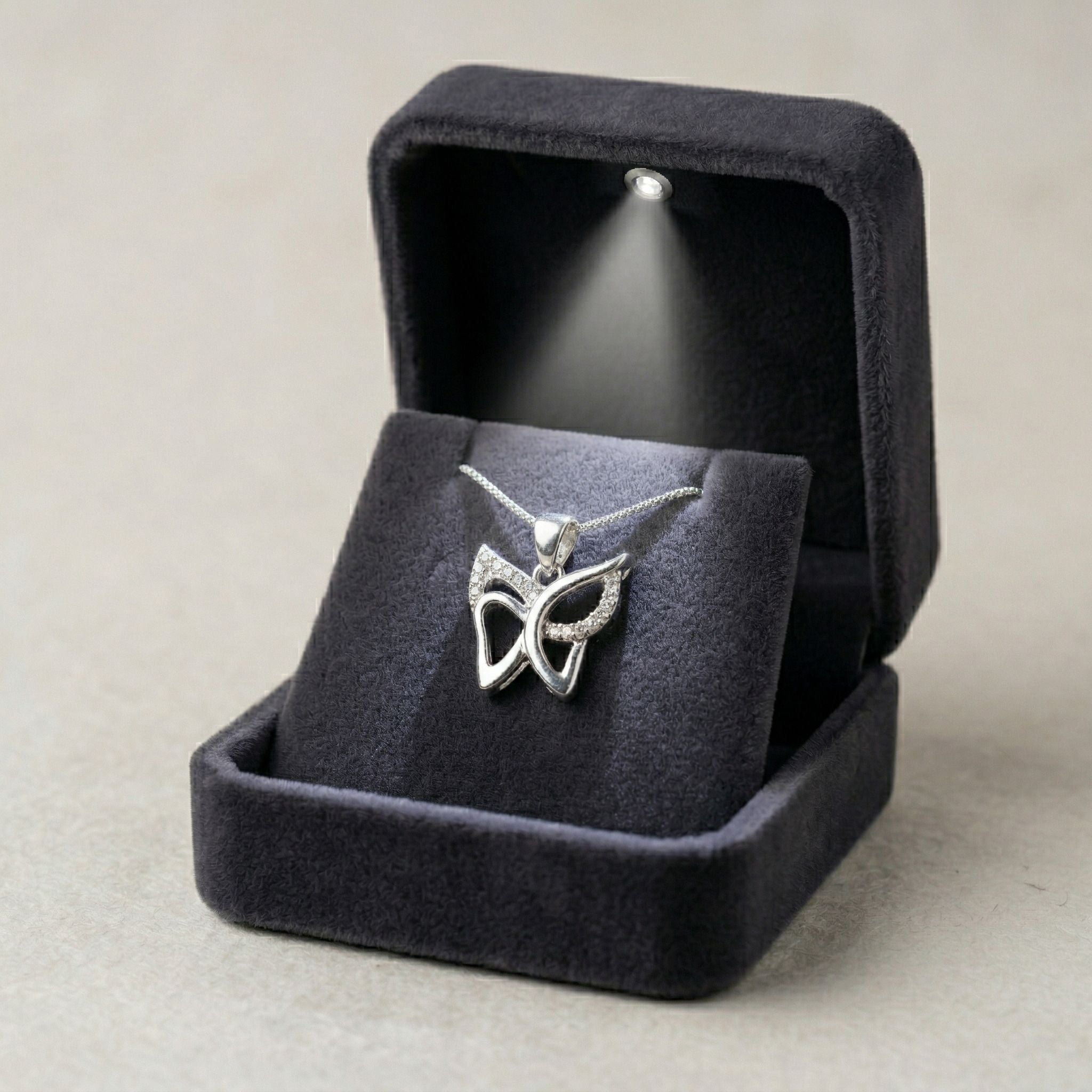 Silvme Butterfly Wings 925 Silver Pendant — View 4