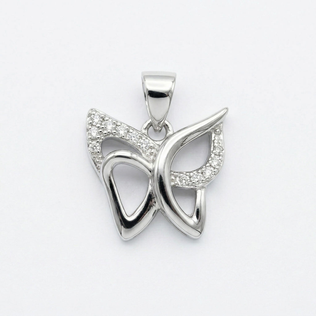Silvme Butterfly Wings Pendant in 925 sterling silver, jewellery for women, a gift-worthy silver piece