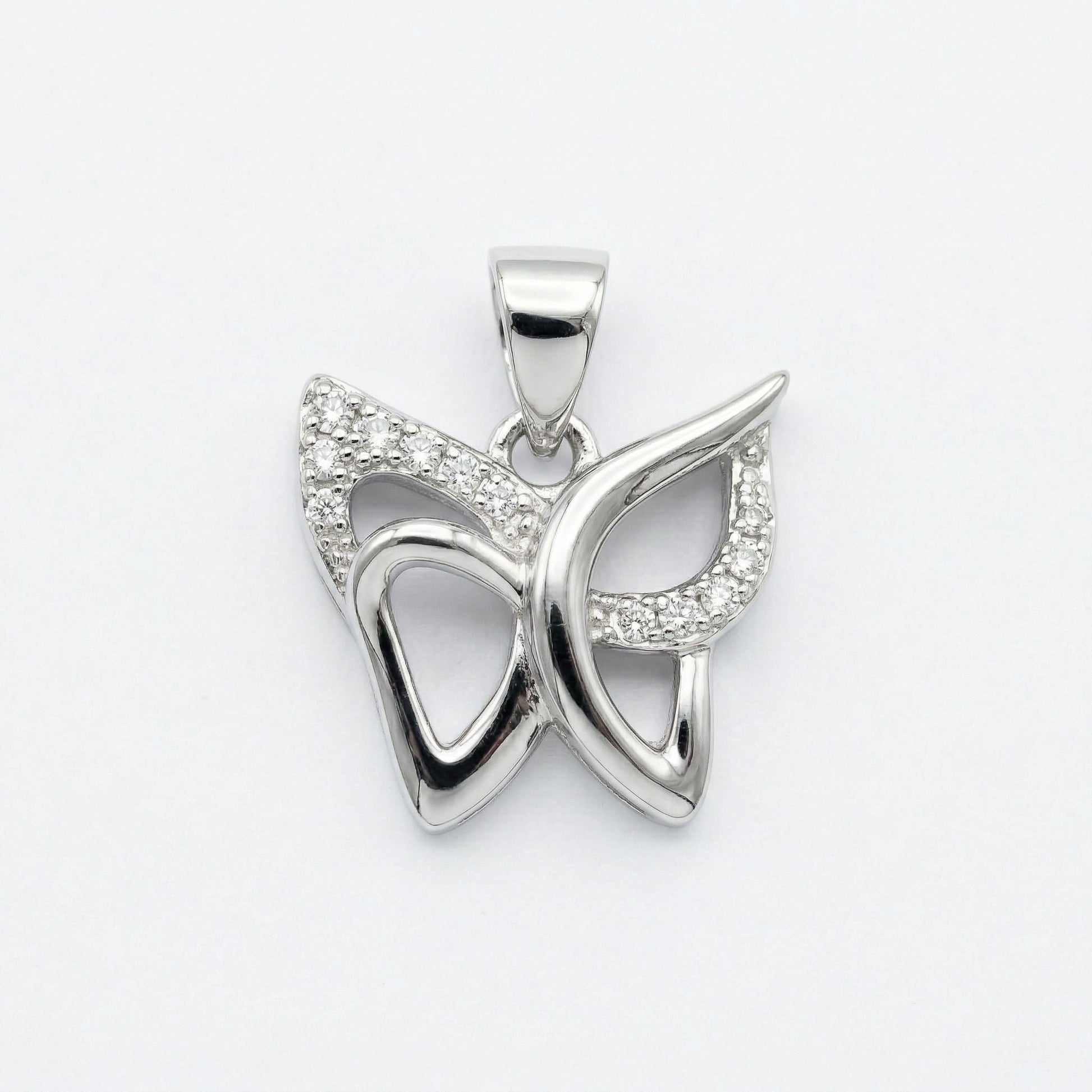 Silvme Butterfly Wings Pendant in 925 sterling silver, jewellery for women, a gift-worthy silver piece