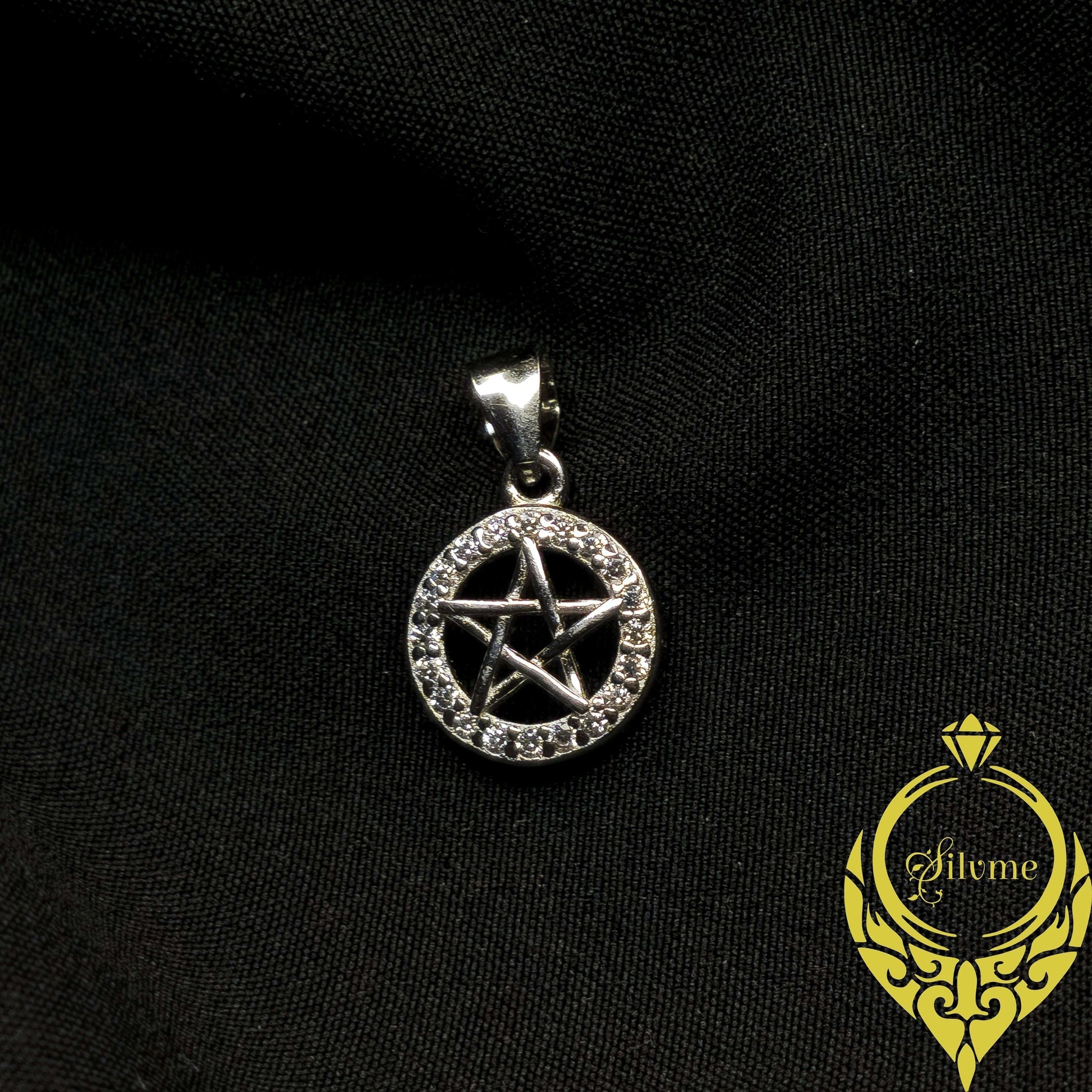 925 sterling silver 925 purity on the Silvme Mystic Star Pendant in 925 silver, ideal for bridal wear