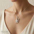925 sterling silver Mahadev Pendant by Silvme, well suited as a birthday gift for women, refined silver accessory