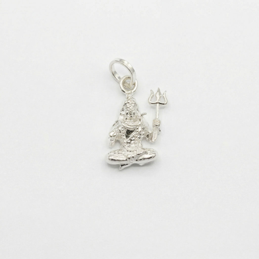 Silvme Pure 925 Sterling Silver Mahadev Pendant for Women