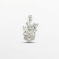 Silvme Pure 925 Sterling Silver Krishna Ji Pendant for Women