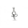 Silvme Pure 925 Sterling Silver OM Pendant for Women