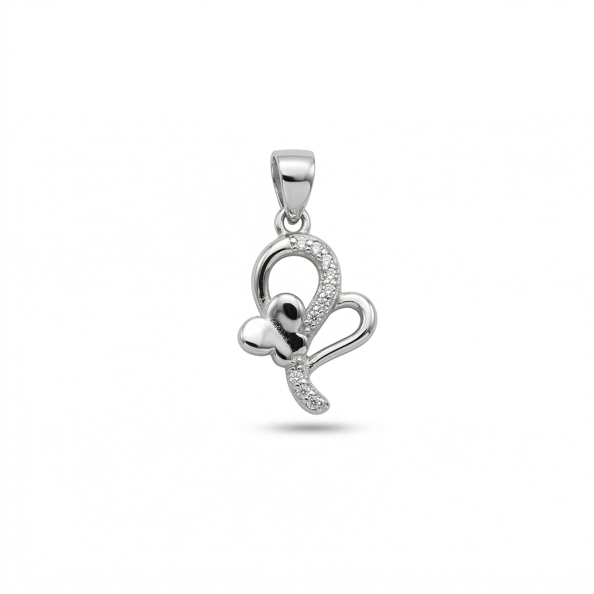 Silvme OM Pendant in 925 sterling silver, jewellery for women, a graceful gift for her, refined silver accessory