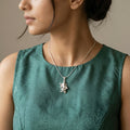 925 silver Shri Ganesh Pendant by Silvme, made for wedding jewellery, refined silver accessory