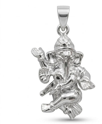 Silvme Shri Ganesh Pendant, crafted in 925 sterling silver for women, ideal for party wear