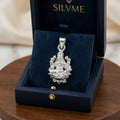 925 sterling silver Devi Lakshmi Pendant by Silvme with 925 sterling silver 925 purity for women, refined silver accessory
