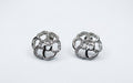 Silvme Pure 925 Silver Open-Petal Camellia CZ Stud Earrings - Pavé Set for Women | Silvme 925 Sterling Silver