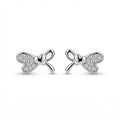 Silvme Pure 925 Sterling Silver Bow Design Heart with Elegant Detailing for Women | Silvme 925 Sterling Silver