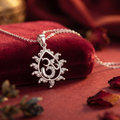 Silvme Festive Pendant Necklace Diwali Gift showcasing its festive pendant design in 925 silver