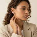 Star Stone-Set Stud Earrings, additional product view 3