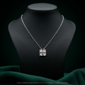 925 sterling silver 925 purity on the Silvme Clover Heart Pendant Necklace in 925 sterling silver for women